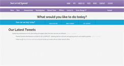 Desktop Screenshot of clients.securedspeed.com
