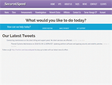 Tablet Screenshot of clients.securedspeed.com